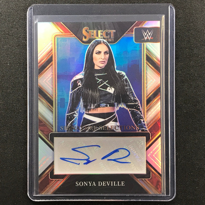 2023 Select Wwe Sonya Deville Signature Selections Auto Silver Prizm No Sdv