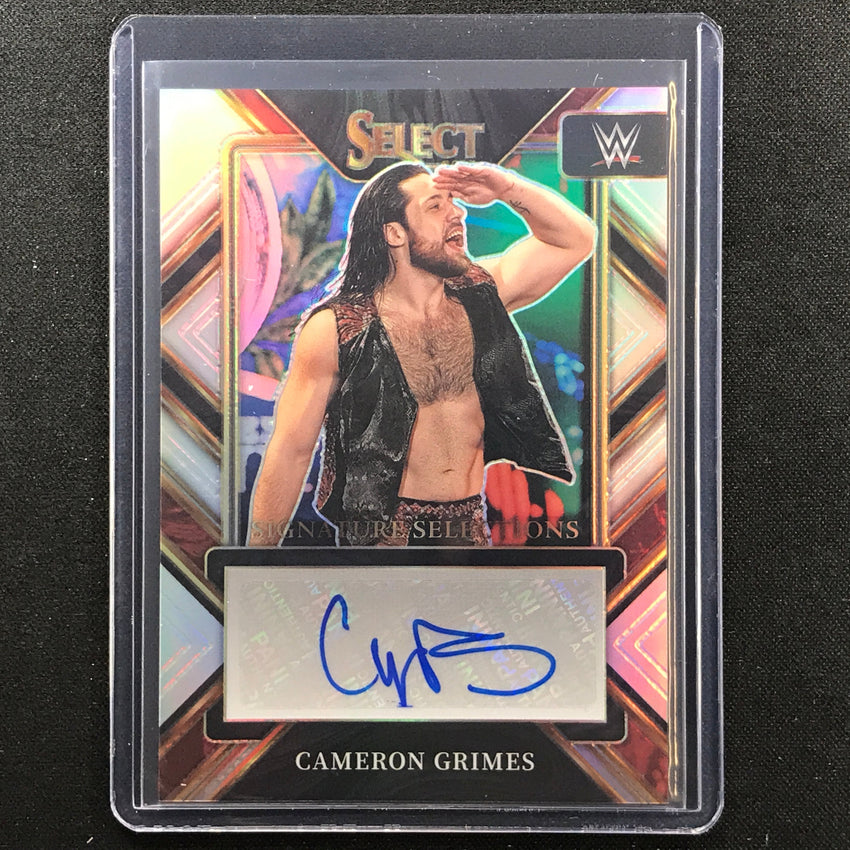 2023 Select WWE CAMERON GRIMES Signature Selections Auto Silver Prizm #CGR