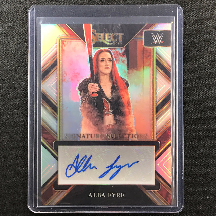2023 Select Wwe Alba Fyre Signature Selections Auto Silver Prizm No Afr-Cherry Collectables