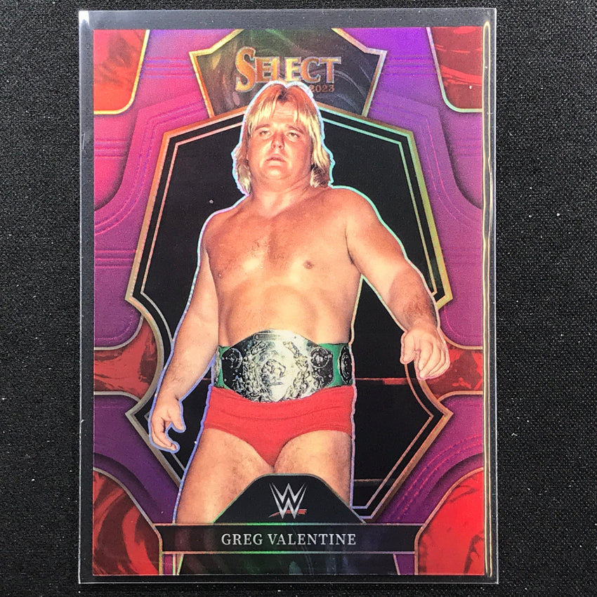 2023 Select WWE GREG VALENTINE Premier Level Purple 98/99 #120