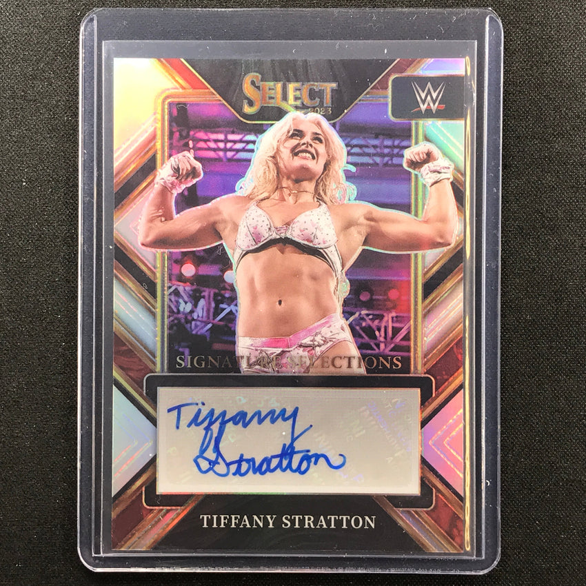 2023 Select Wwe Tiffany Stratton Signature Selections Auto Silver Prizm No Tst