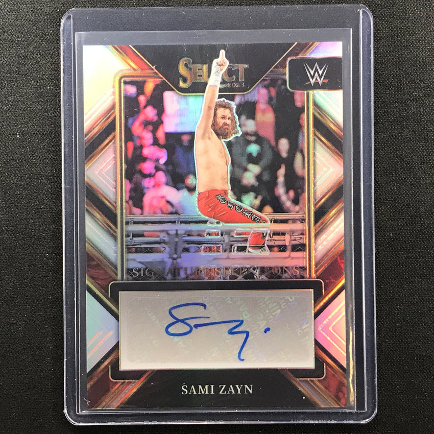 2023 Select Wwe Sami Zayn Signature Selections Auto Silver Prizm No Szn