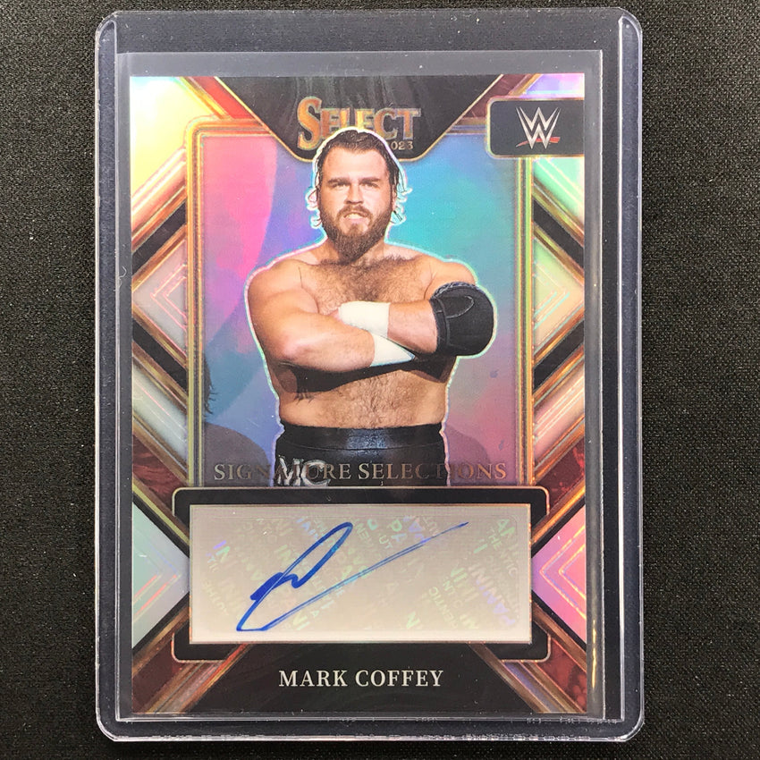 2023 Select WWE MARK COFFEY Signature Selections Auto Silver Prizm #MCF
