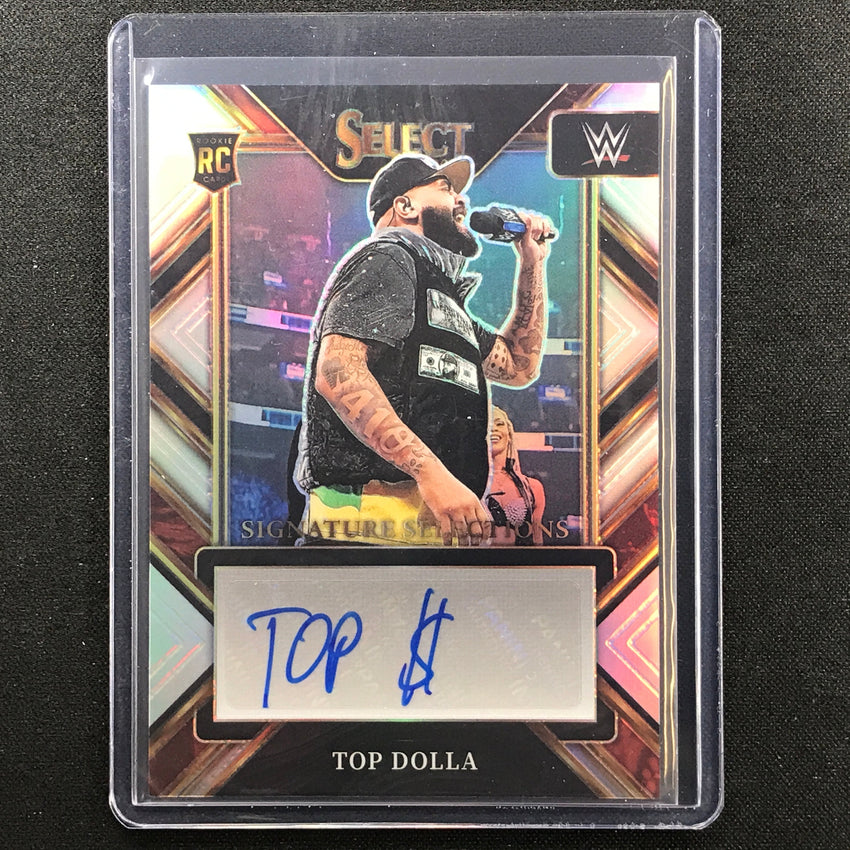 2023 Select Wwe Top Dolla Signature Selections Rookie Auto Silver Prizm No Tdl