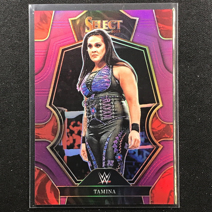 2023 Select WWE TAMINA Premier Level Purple 4/99 #121