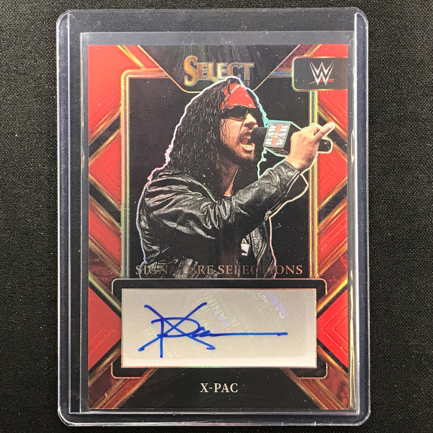 2023 Select Wwe X-pac Signature Selections Auto Red 38/49
