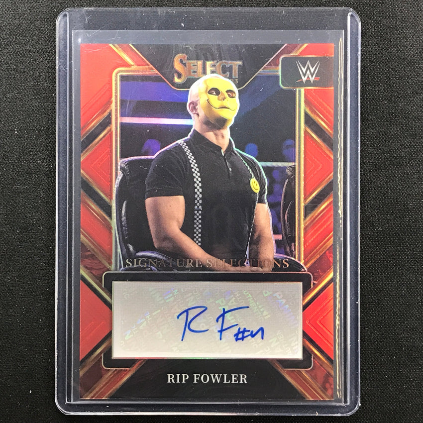 2023 Select Wwe Rip Fowler Signature Selections Auto Red 15/49