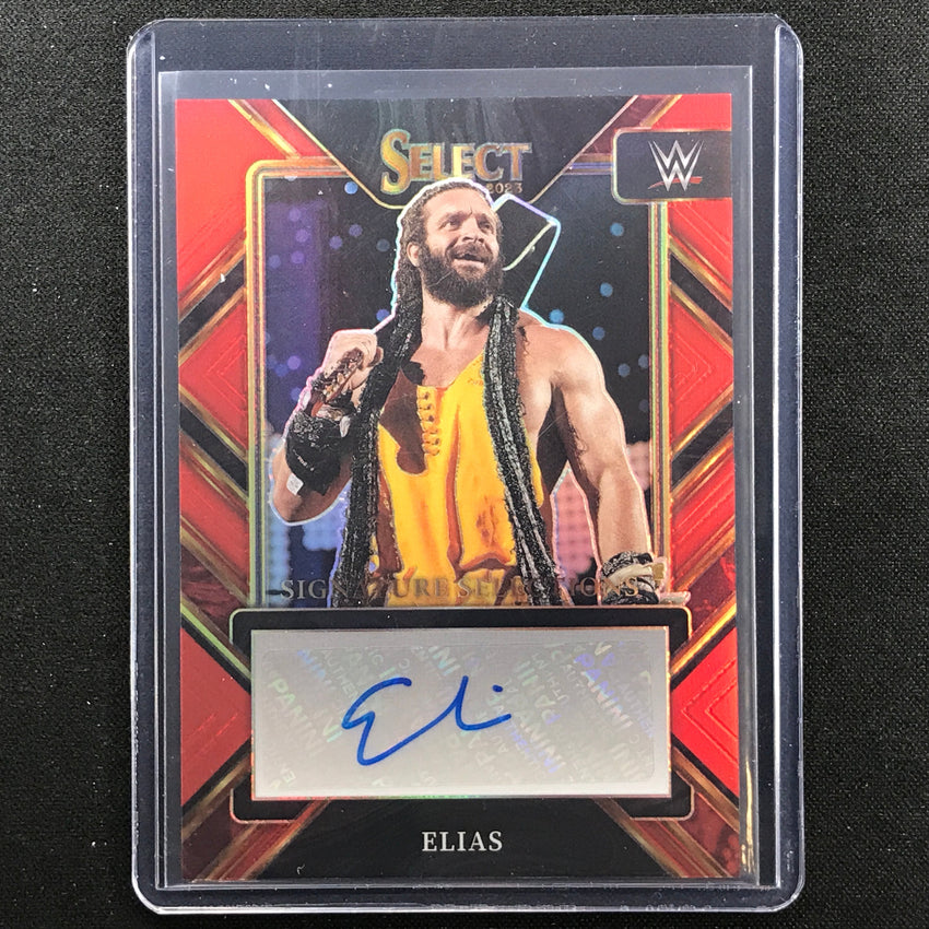 2023 Select Wwe Elias Signature Selections Auto Red 30/49