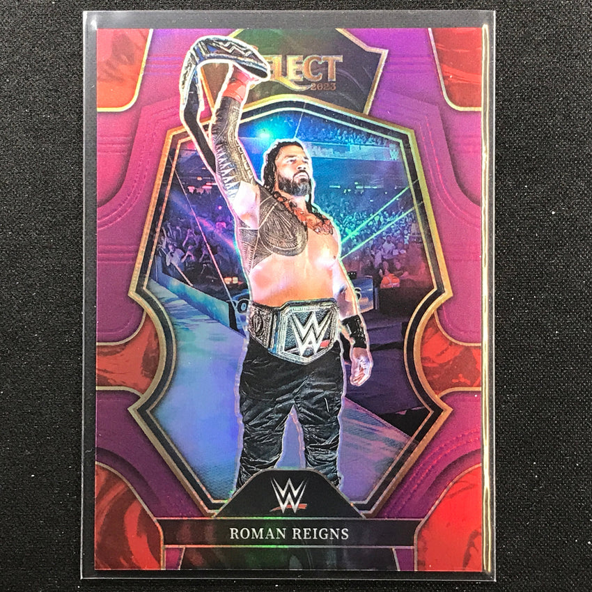 2023 Select Wwe Roman Reigns Premier Level Purple 20/99 No 125