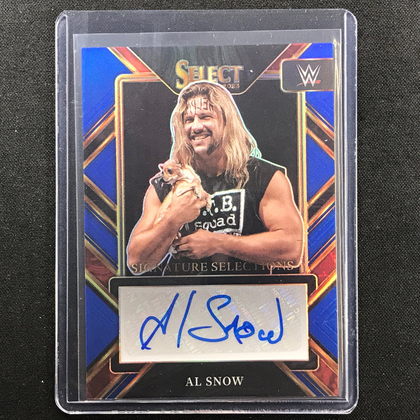 2023 Select Wwe Al Snow Signature Selections Auto Blue 17/35