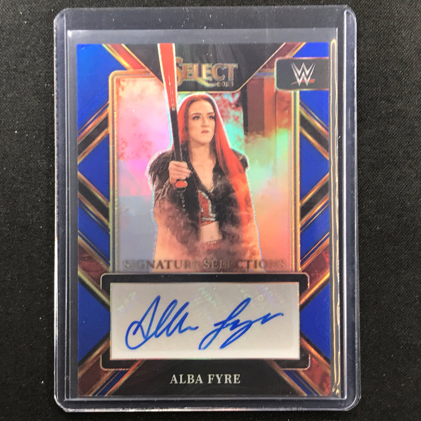 2023 Select Wwe Alba Fyre Signature Selections Auto Blue 35/35