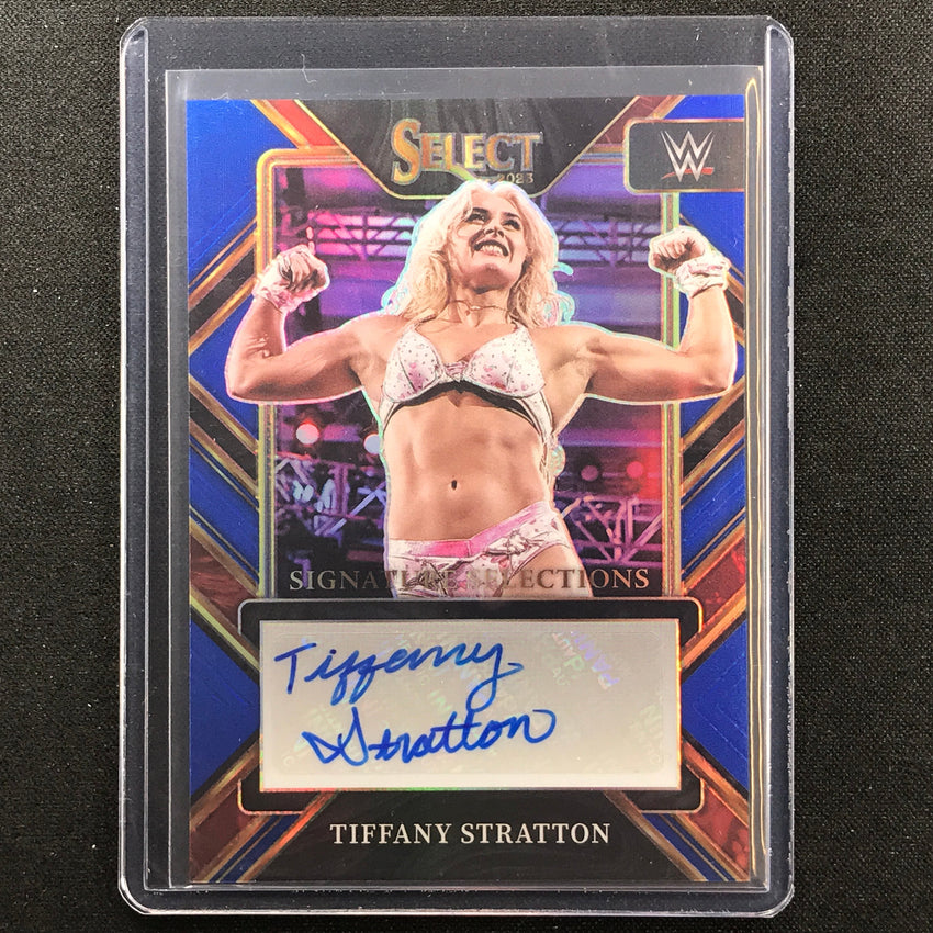 2023 Select Wwe Tiffany Stratton Signature Selections Auto Blue 20/35