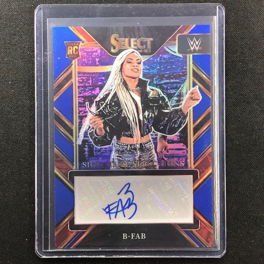 2023 Select Wwe B-fab Signature Selections Rookie Auto Blue 33/35-Cherry Collectables