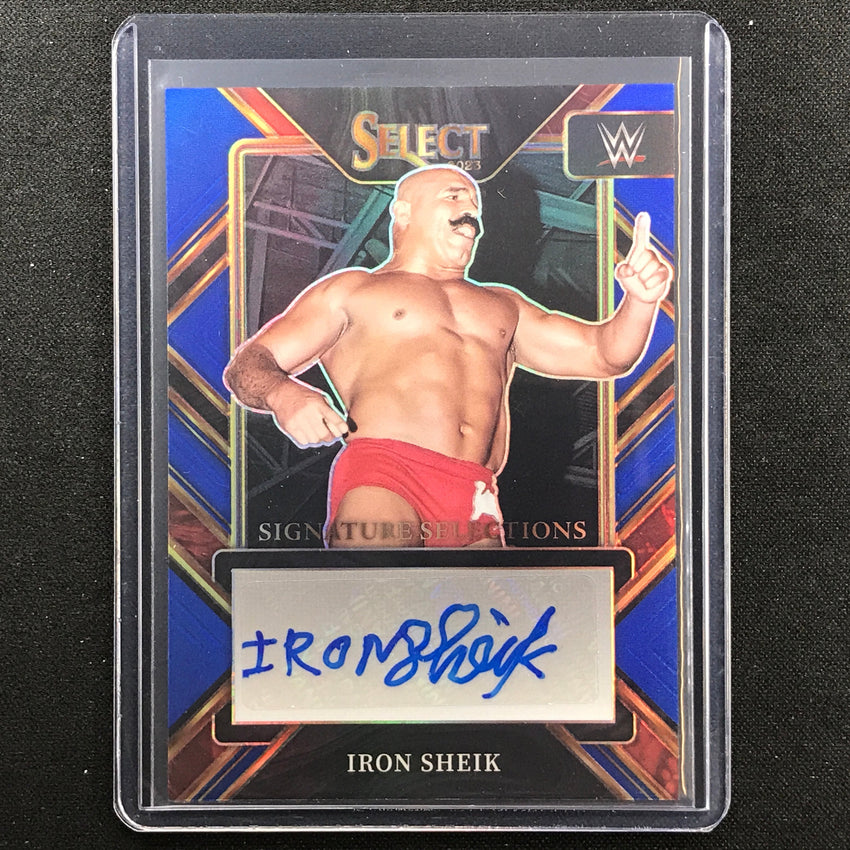2023 Select Wwe Iron Sheik Signature Selections Auto Blue 34/35