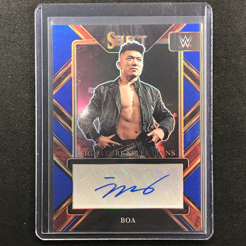 2023 Select Wwe Boa Signature Selections Auto Blue 17/35