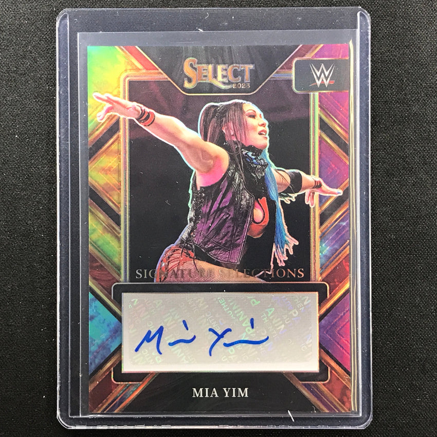 2023 Select Wwe Mia Yim Signature Selections Auto Tie-dye 12/25