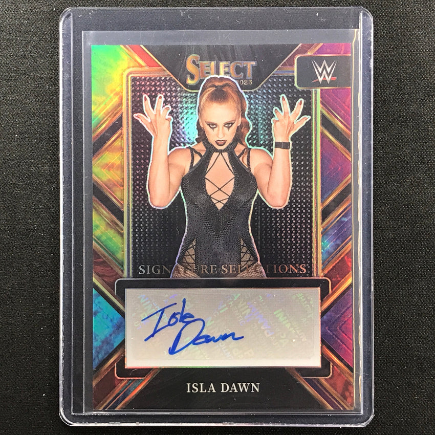 2023 Select Wwe Isla Dawn Signature Selections Auto Tie-dye 4/25