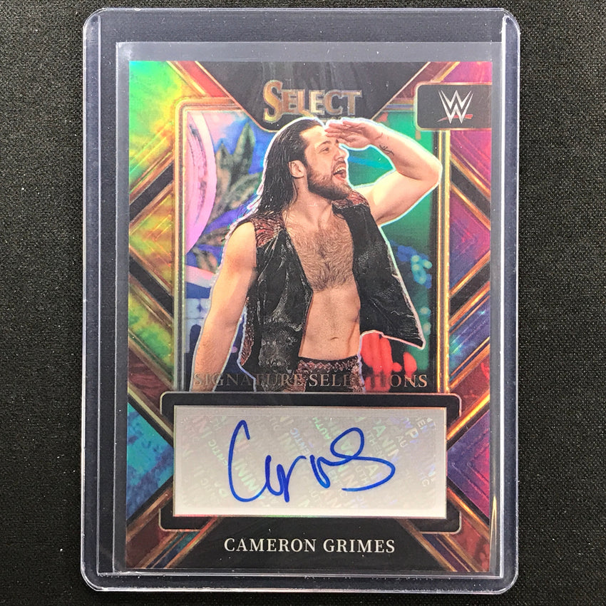 2023 Select Wwe Cameron Grimes Signature Selections Auto Tie-dye 3/25