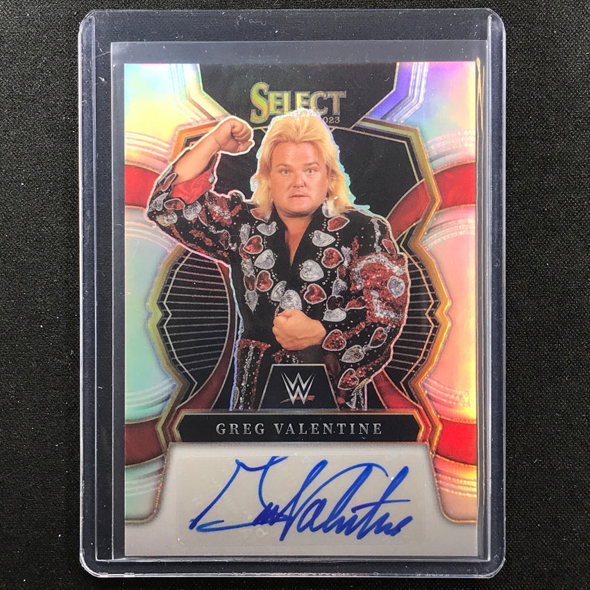 2023 Select Wwe Greg Valentine Signatures Auto Silver Prizm No Gvl