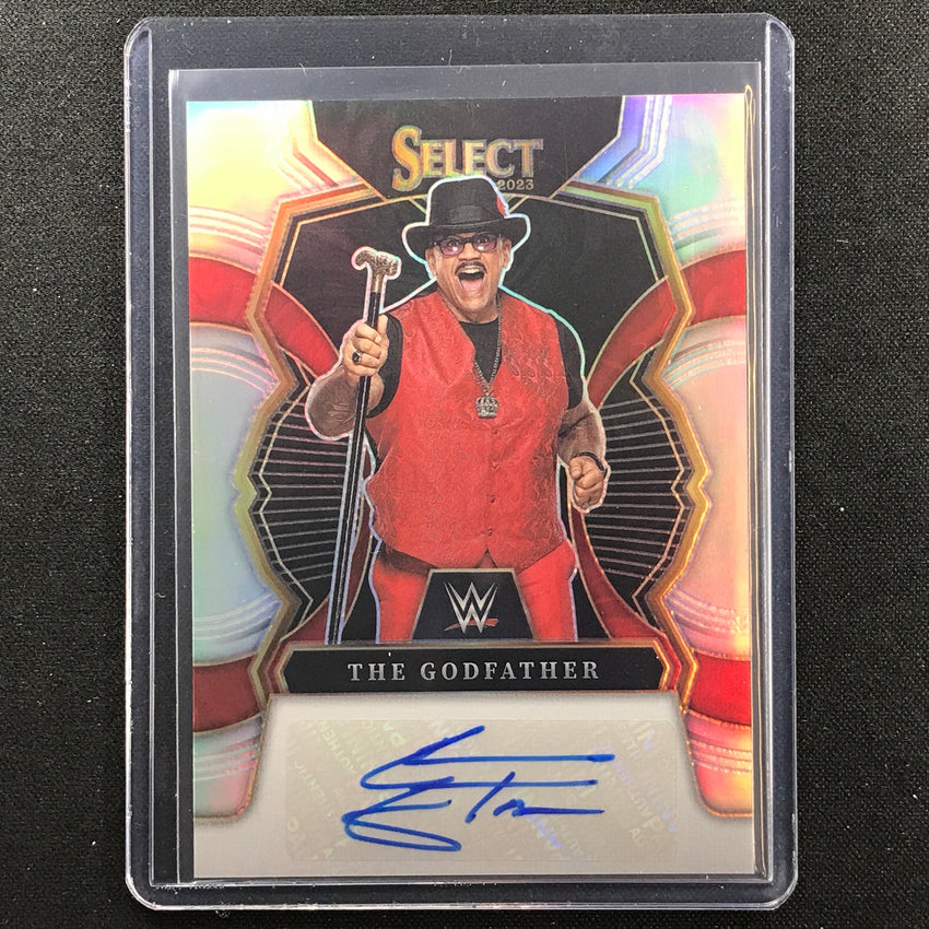 2023 Select Wwe The Godfather Signatures Auto Silver Prizm No Gft
