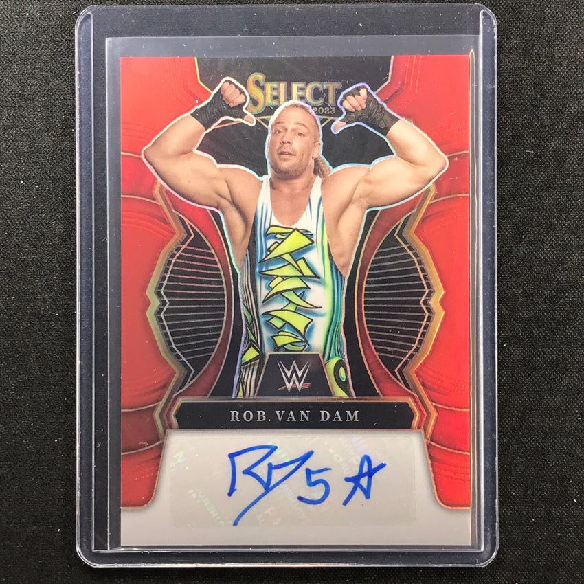 2023 Select Wwe Rob Van Dam Signatures Auto Red 19/60
