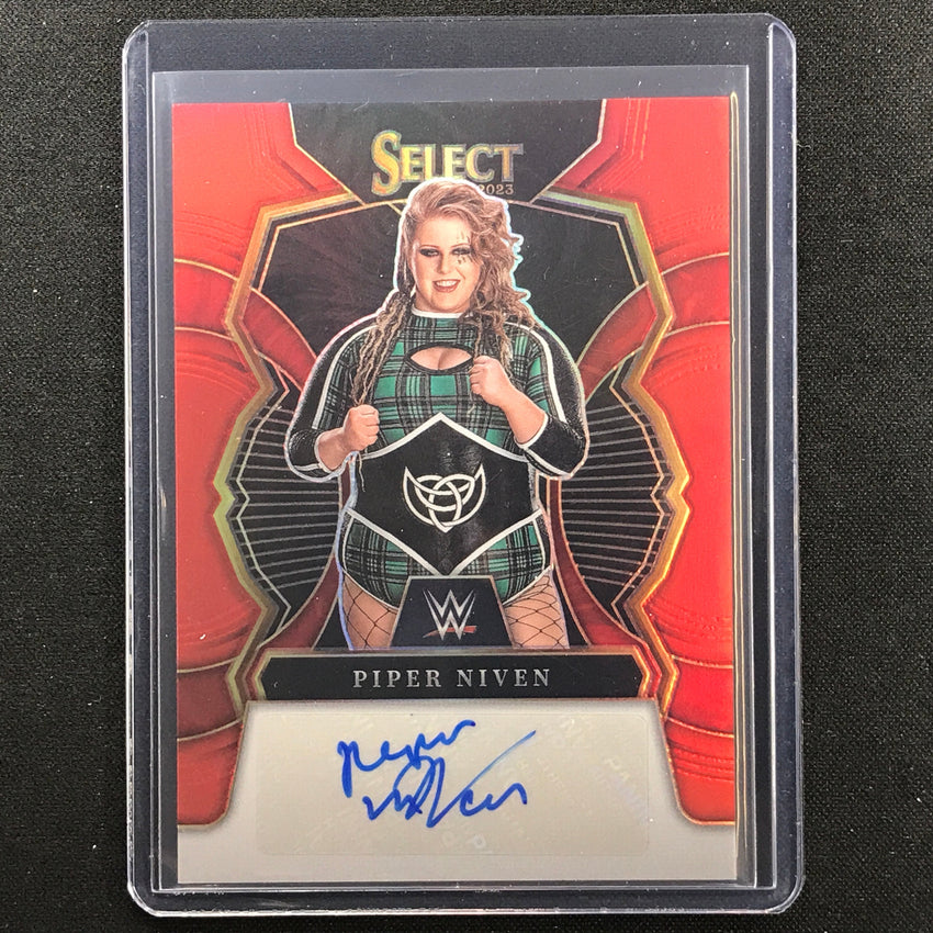 2023 Select Wwe Piper Niven Signatures Auto Red 18/60
