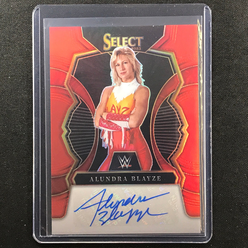 2023 Select Wwe Alundra Blayze Signatures Auto Red 35/60