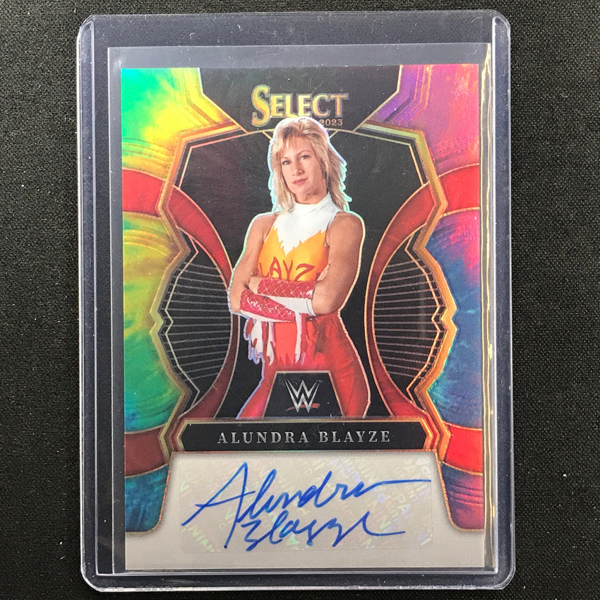 2023 Select Wwe Alundra Blayze Signatures Auto Tie-dye 2/25