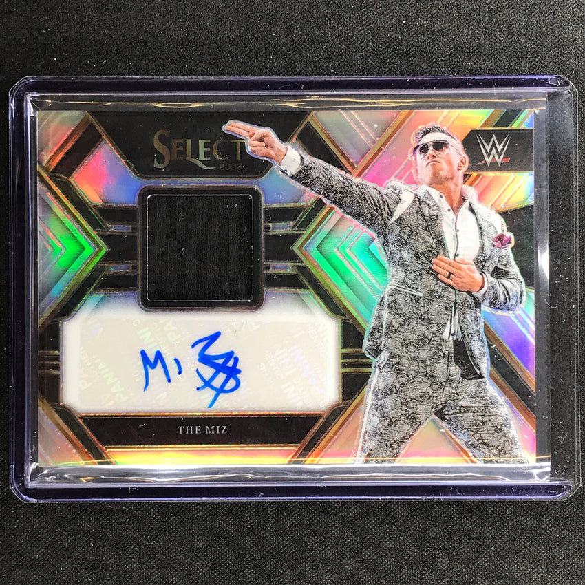 2023 Select Wwe The Miz Autographed Memorabilia Relic Auto Silver Prizm 3/99