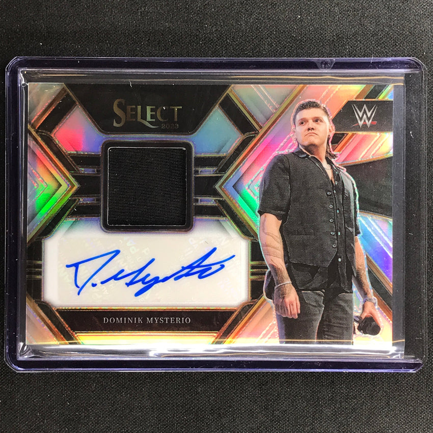 2023 Select Wwe Dominik Mysterio Autographed Memorabilia Relic Auto Silver 65/99