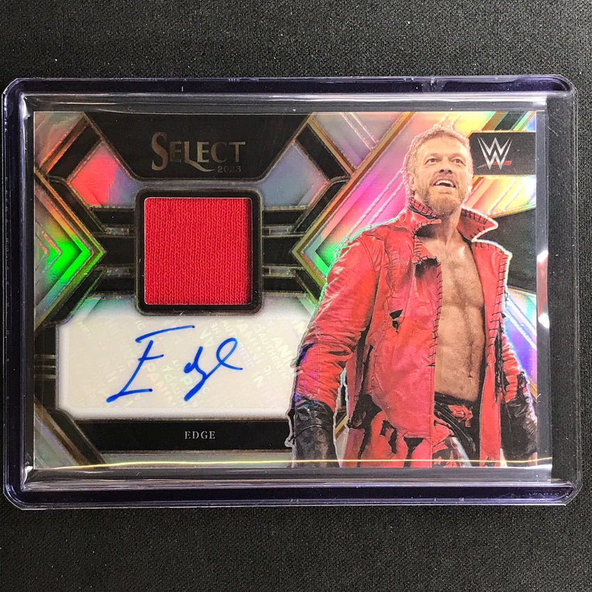 2023 Select Wwe Edge Autographed Memorabilia Relic Auto Silver Prizm 32/99