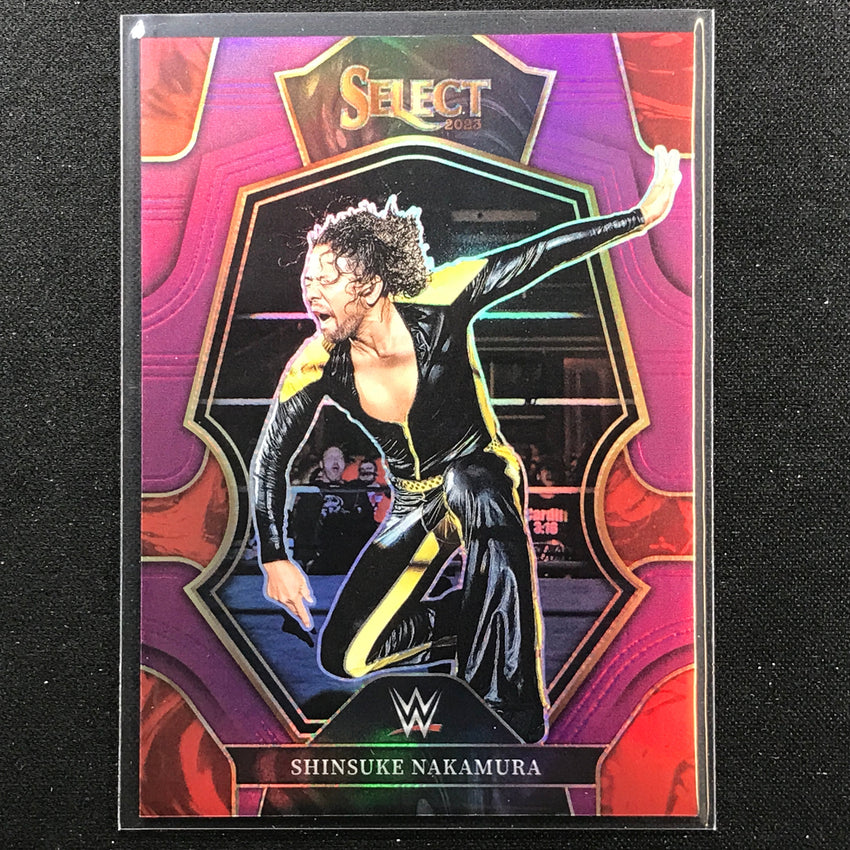 2023 Select WWE Shinsuke Nakamura Premier Level Purple 72/99 No 165-Cherry Collectables