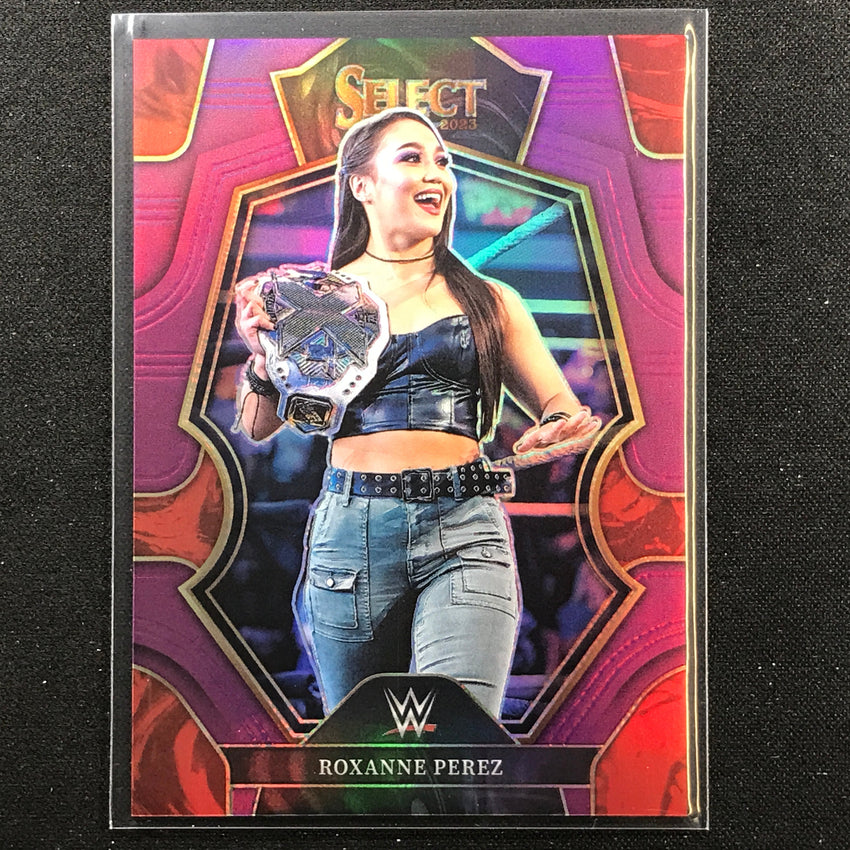 2023 Select Wwe Roxanne Perez Premier Level Purple 22/99 No 166