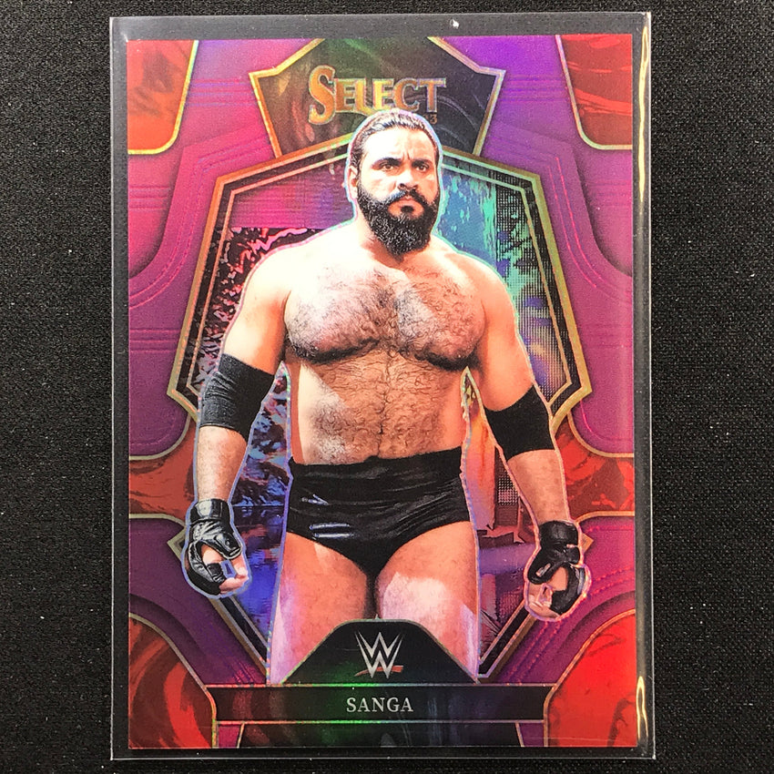 2023 Select WWE SANGA Premier Level Purple 92/99 #176