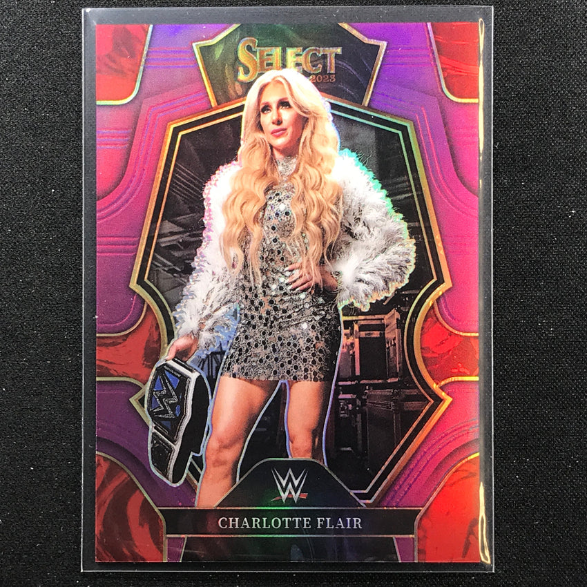 2023 Select Wwe Charlotte Flair Premier Level Purple 78/99 No 191
