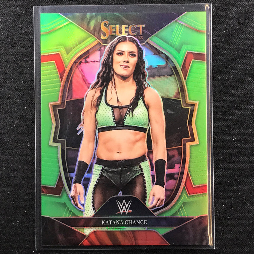 2023 Select Wwe Katana Chance Concourse Neon Green 54/75 No 35