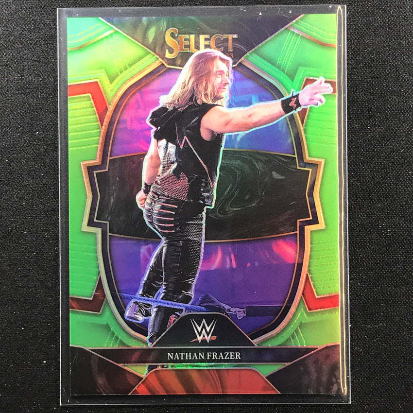 2023 Select WWE NATHAN FRAZER Concourse Neon Green 54/75 #65