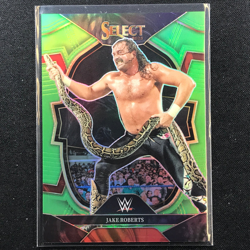 2023 Select Wwe Jake Roberts Concourse Neon Green 2/75 No 69