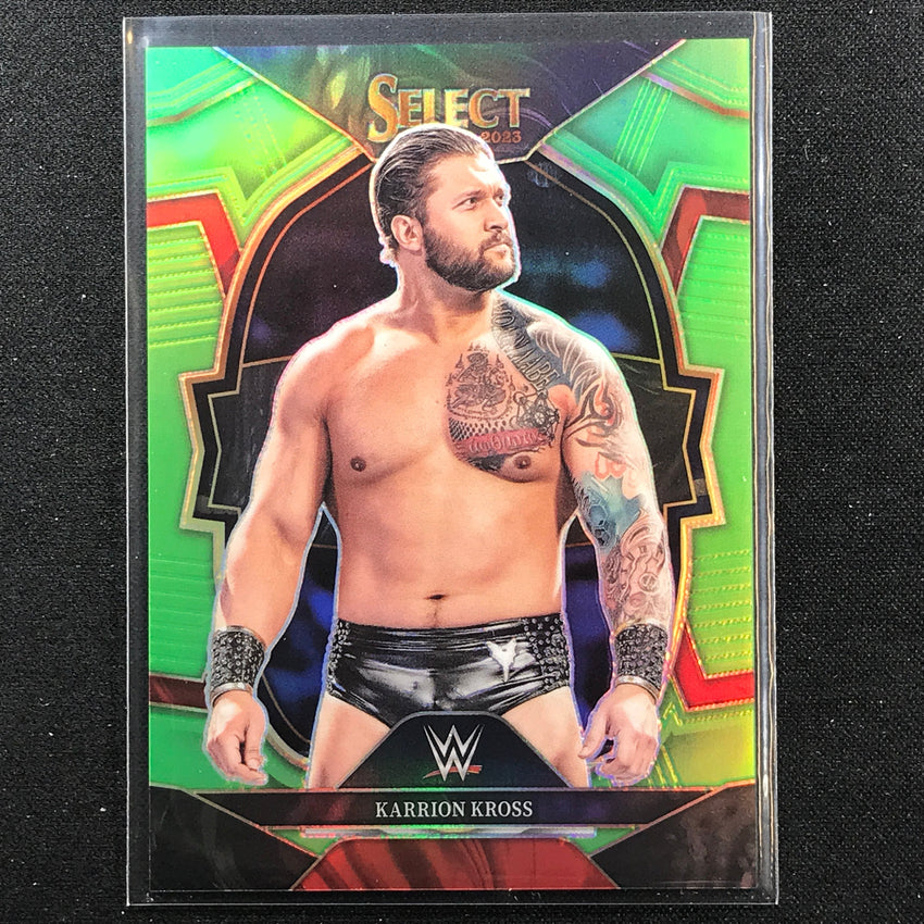2023 Select WWE KARRION KROSS Concourse Neon Green 5/75 #82