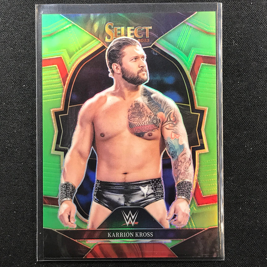 2023 Select WWE KARRION KROSS Concourse Neon Green 69/75 #82