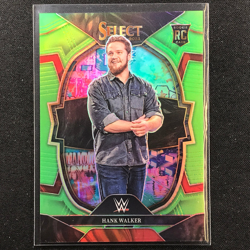 2023 Select WWE HANK WALKER Concourse Rookie Neon Green 26/75 #93