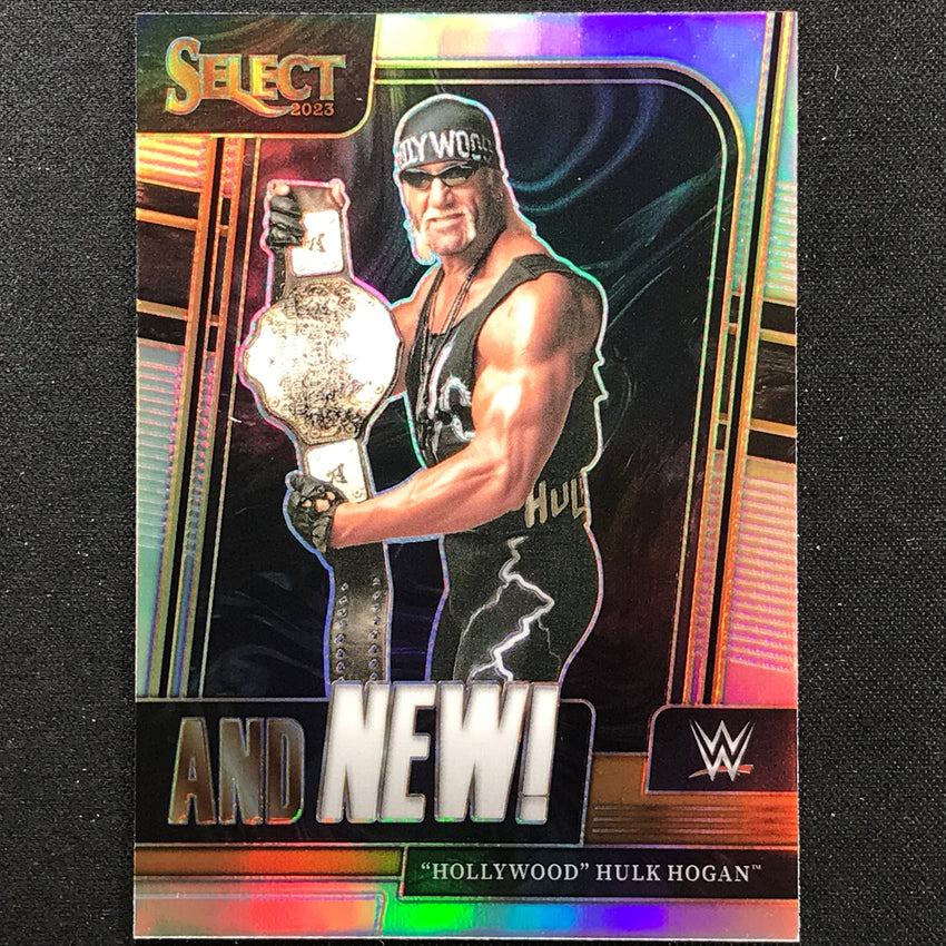 2023 Select Wwe Hollywood Hulk Hogan And New Silver Prizm No 1