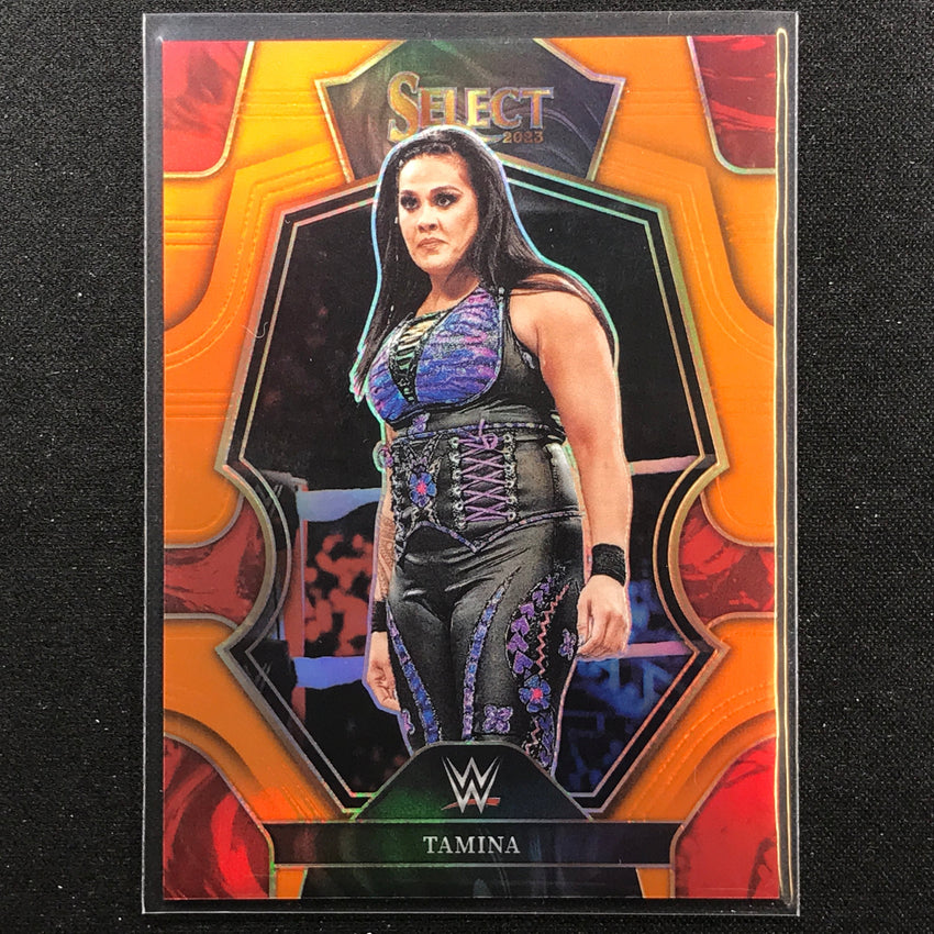 2023 Select Wwe Tamina Premier Level Orange 28/49