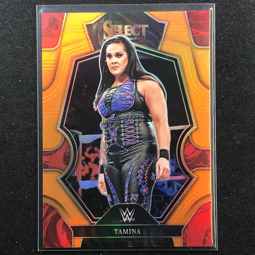 2023 Select Wwe Tamina Premier Level Orange 47/49
