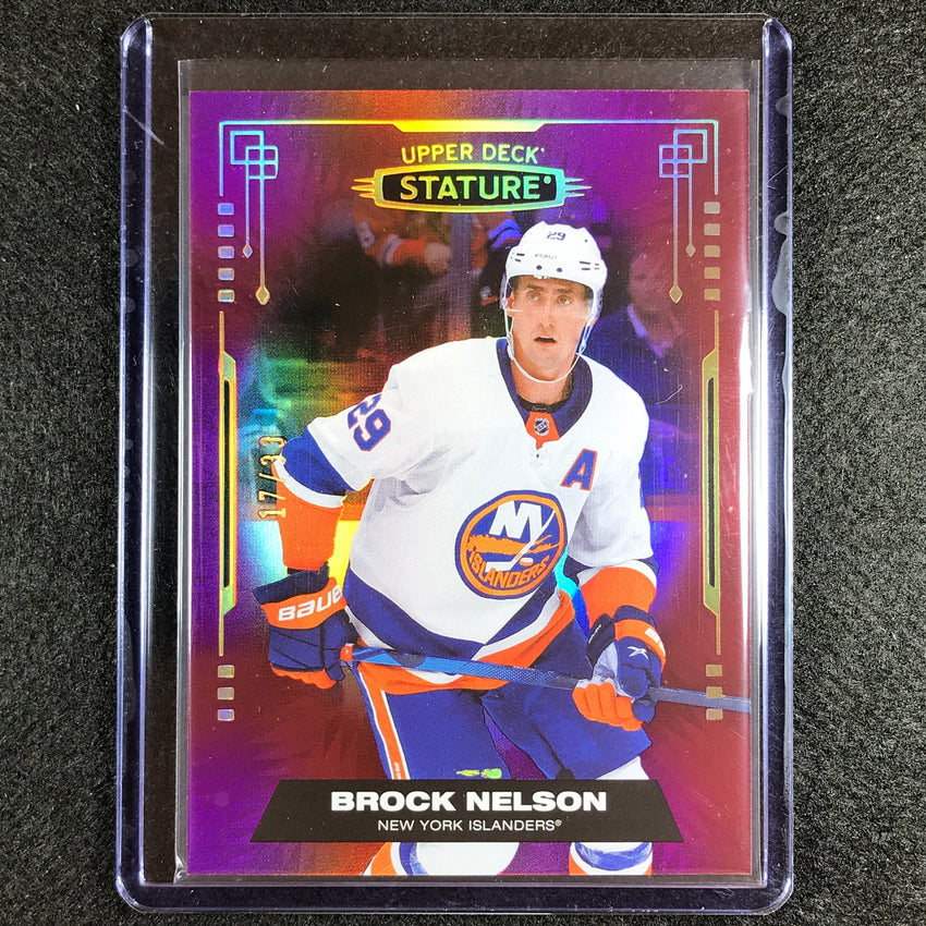 2021-22 Stature Nhl Brock Nelson Veteran Photo Variant Red 17/33