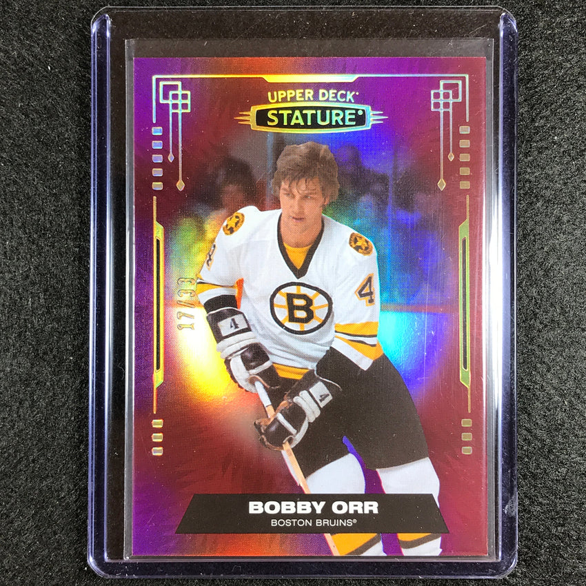 2021-22 Stature Nhl Bobby Orr Veteran Photo Variant Red 17/33