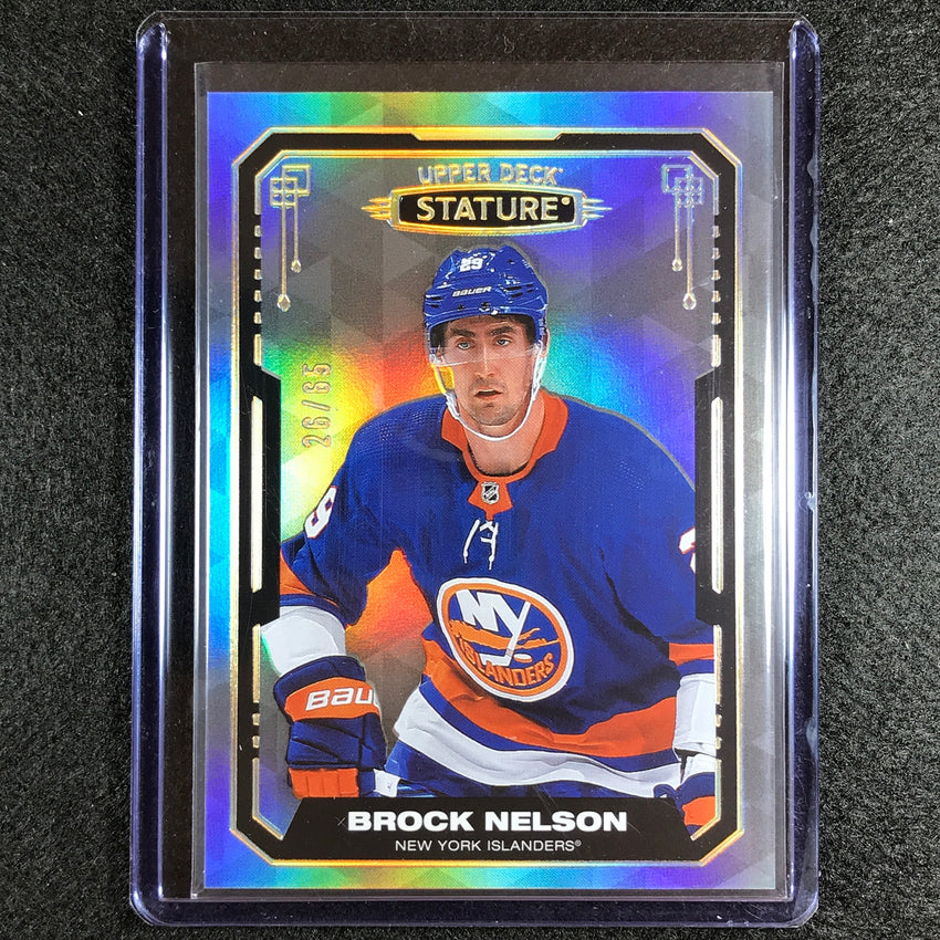 2021-22 Stature Nhl Brock Nelson Veteran Design Variant Base 26/65