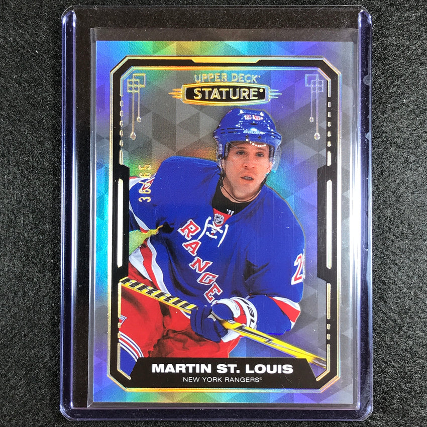 2021-22 Stature Nhl Martin St. Louis Veteran Design Variant Base 36/65
