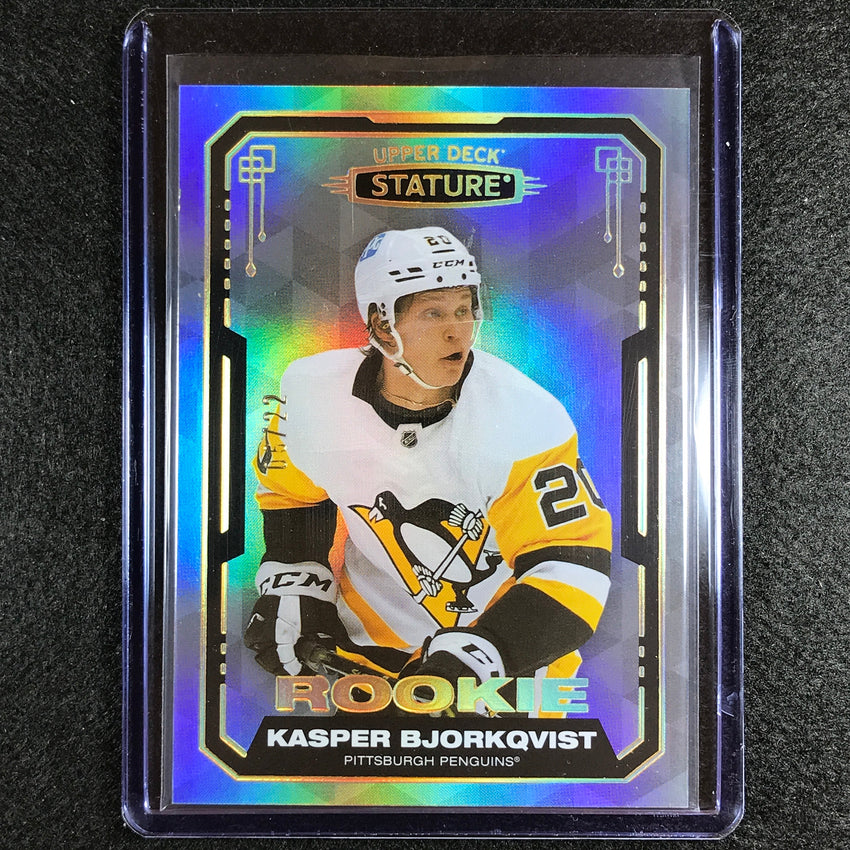 2021-22 Stature Nhl Kasper Bjorkqvist Rookie Design And Photo Variant Base 6/22