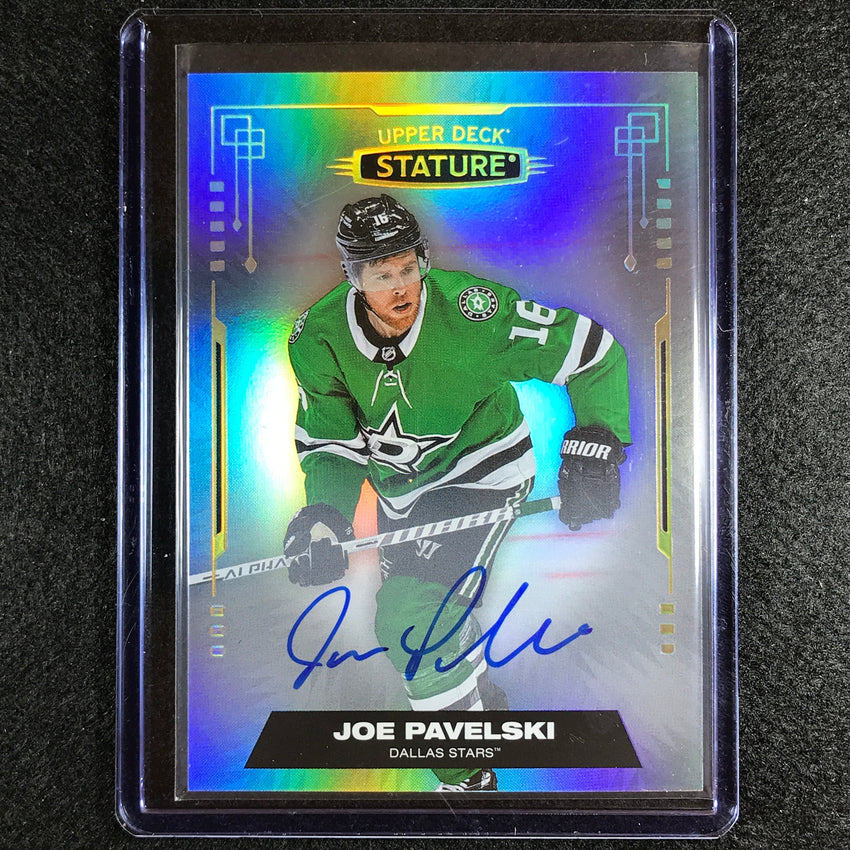 2021-22 Stature Nhl Joe Pavelski Base Autographs Silver Auto No 49